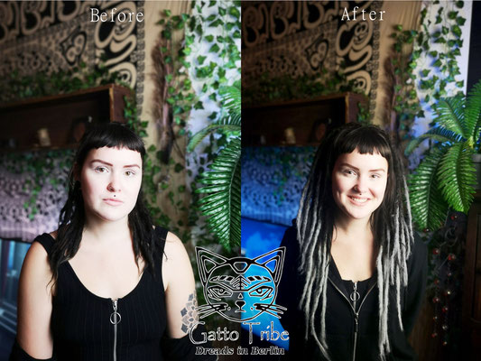 Dreaderstellung, neue Dreads in Berlin 058 ( 38 Dreads mit Extensions)