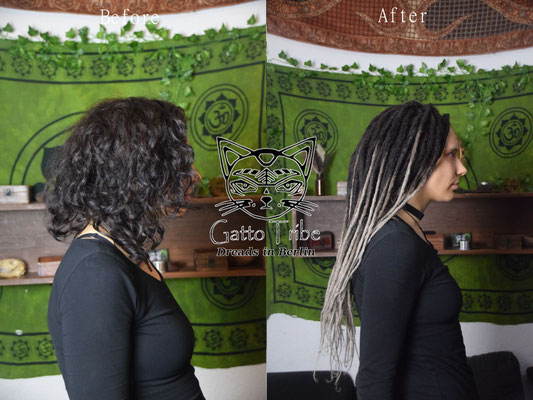 Dreaderstellung, neue Dreads in Berlin 032 ( 48 Dreads mit Extensions)
