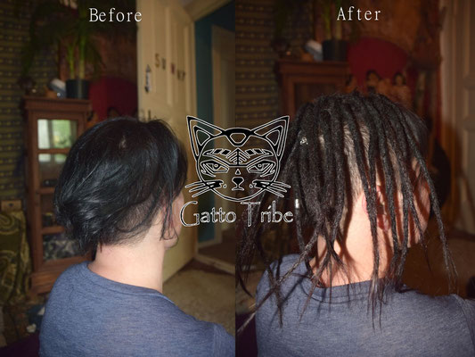 Dreaderstellung, neue Dreads in Berlin 012 (25 Dreads mit Extensions)