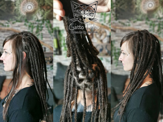 Dreaderstellung, neue Dreads in Berlin 071 ( 38 Dreads mit Extensions)