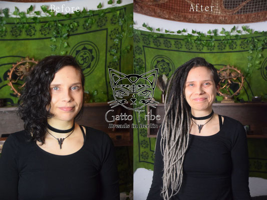 Dreaderstellung, neue Dreads in Berlin 033 ( 48 Dreads mit Extensions)