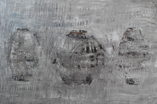 3 vasen, öl, 80x120, 2016