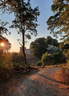 Weg zur Hauptburg ... Bild: Birgit Zander