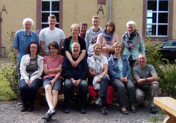 Gruppenbild vom Franziskuskreis fotogrfiert