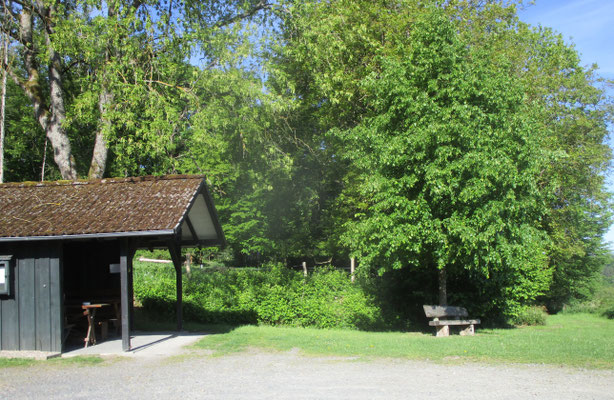Schutzhütte vor Mischeid