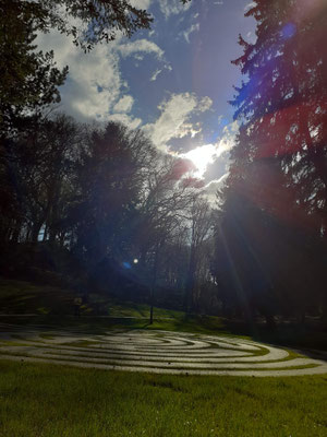 Das Labyrinth im Kurpark (Bild: Sigrid Klein)