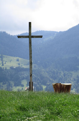 Kreuz auf Conny`s Alm am Alpsee