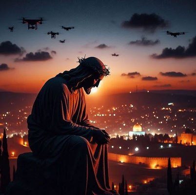 Jesus trauer um Jerusalem und Israel