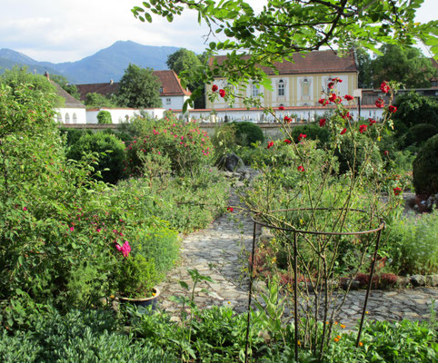 Kräuter- und Blütenlabyrith in Benediktbeuren