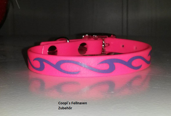 Biothane Hundehalsband mit Plotterfolie Namen Druck, Hundehalsband mit Druck, Hundehalsband mit Namen, bedrucktes Hundehalsband, biothane Hundehalsband 