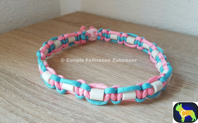 EM Keramik Halsband Zeckenhalsband Hundehalsband, Paracord Halsband, Halsband tau, Em Keramik, Keramik, SChmuckhalsband, Hundehalsband Tau, Seil 