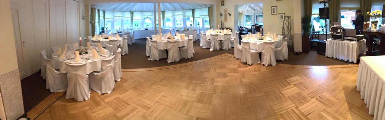 Hochzeitssaal ohne Premium Lichtpaket - VORHER