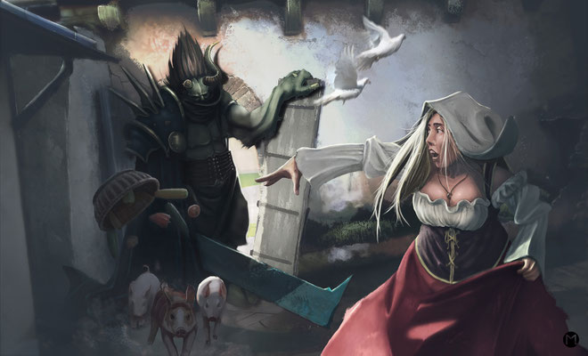 Artwork - Illustration - Unwanted Visit
