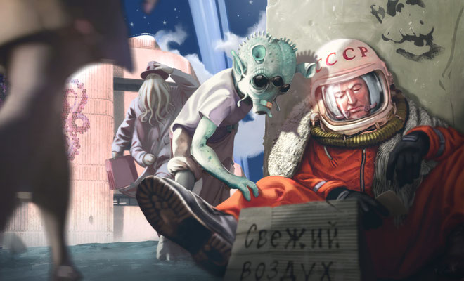 Artwork - Illustration - Homeless