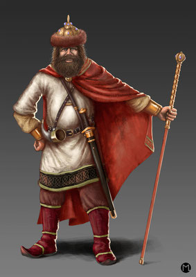 Artwork - Illustration - Character Design - Slavic King