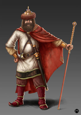 Artwork - Illustration - Character Design - Slavic King
