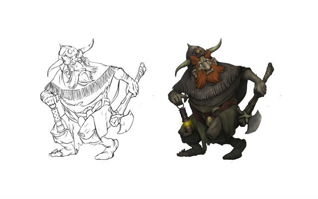 Artwork - Illustration - Character Design - Dwarf 3