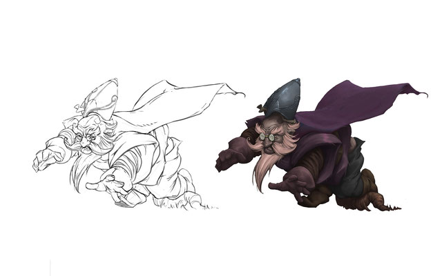 Artwork - Illustration - Character Design -Dwarf 2