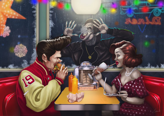 Artwork - Illustration - Dinner is served