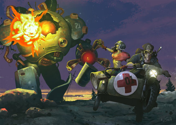 Artwork - Illustration - The Raid