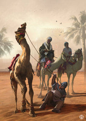 Artwork - Illustration - Northman vs Camel