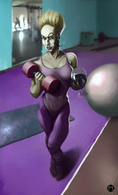 Artwork - Illustration - Character Design - Full Concentration