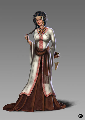 Artwork - Illustration - Character Design - Slavic Princess