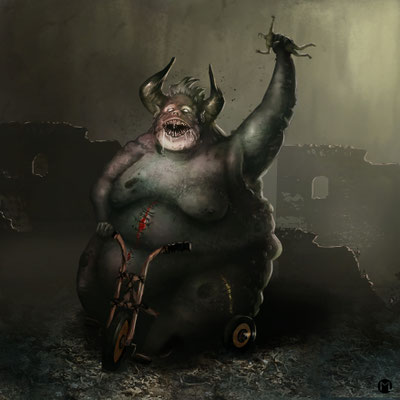 Artwork - Illustration - Character Design - Demon Infant