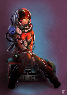 Artwork - Illustration - Character Design - Astronaut