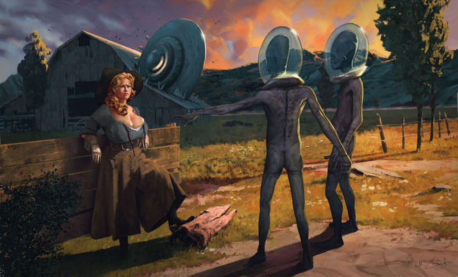 Artwork - Illustration - Those Aliens...