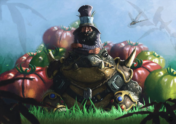 Artwork - Illustration - Still Life with Toad