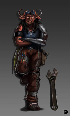 Artwork - Illustration - Character Design - Engineer