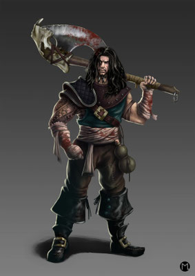 Artwork - Illustration - Character Design - Berserker