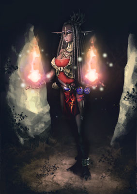 Artwork - Illustration - Character Design - Black Fairy