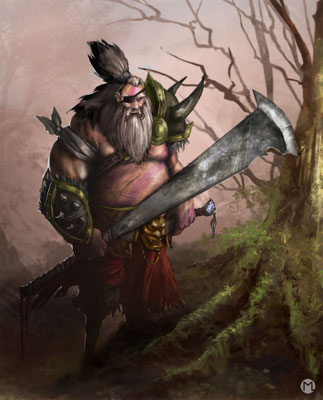 Artwork - Illustration - Character Design - Veteran Warrior