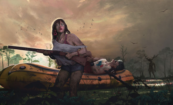 Artwork - Illustration - Final Girl