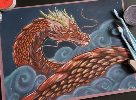 Neujahrsdrache B3 - Januar 2024