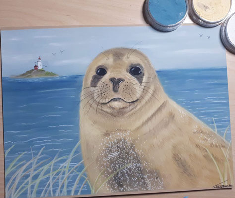 ,,an der Ostsee" - Juni 2021 24x32cm