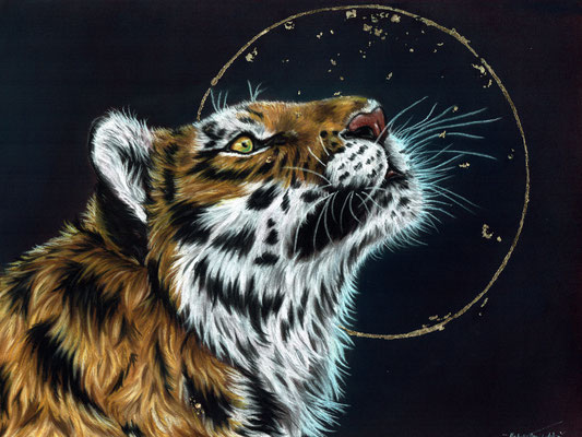 Jahr des Tigers 2022- Januar 2022- 30x40cm SOLD