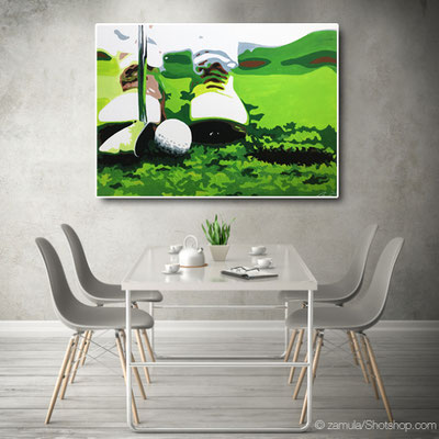 Einlochen 100 x 70 cm - verkauft