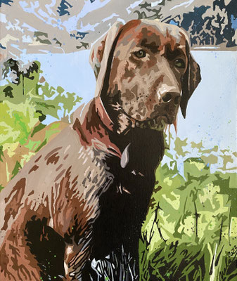 Nala - Auftrag 50 x 60 cm Auftrag verkauft