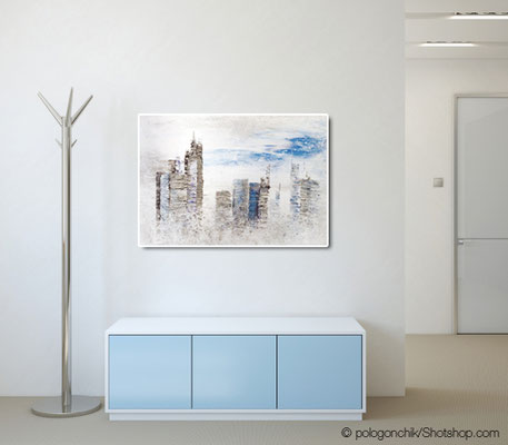 skyline iciness Teil 5 - 100 x 70 cm - verkauft