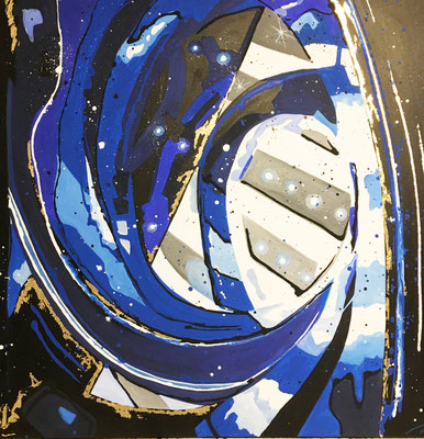 Weg nach oben Teil 8 - 100 x 100 cm - verkauft