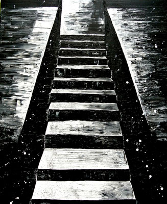 Aufstieg - 50 x 70 cm - verkauft