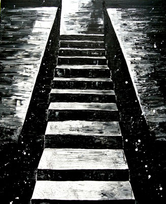 Aufstieg - 50 x 70 cm - verkauft