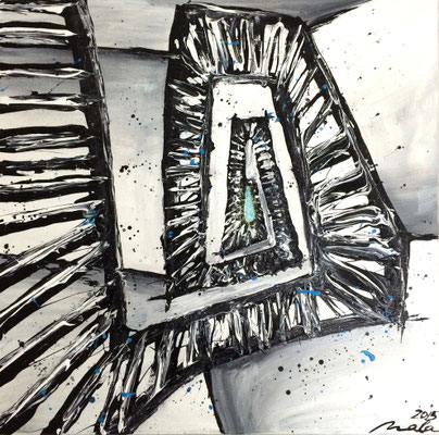 Weg nach oben Teil 1 - 60x60 cm - verkauft