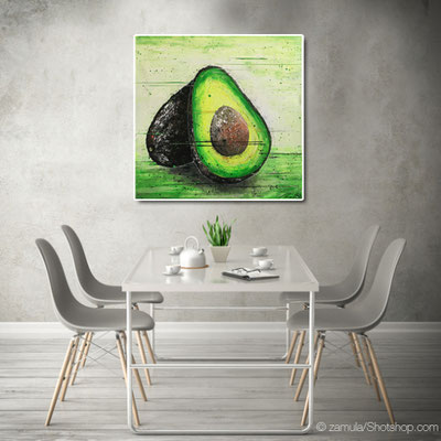 Avokado - 80 x 80 cm - verkauft