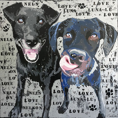 Nelson & Luna 100 x 100 cm - nicht verfügbar
