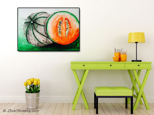 Melone Teil 1 - 100 x 70 cm