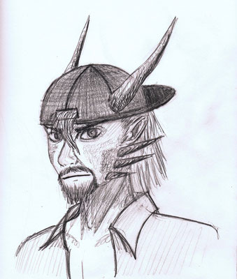 "Ryuuji Drachenform Skizze"